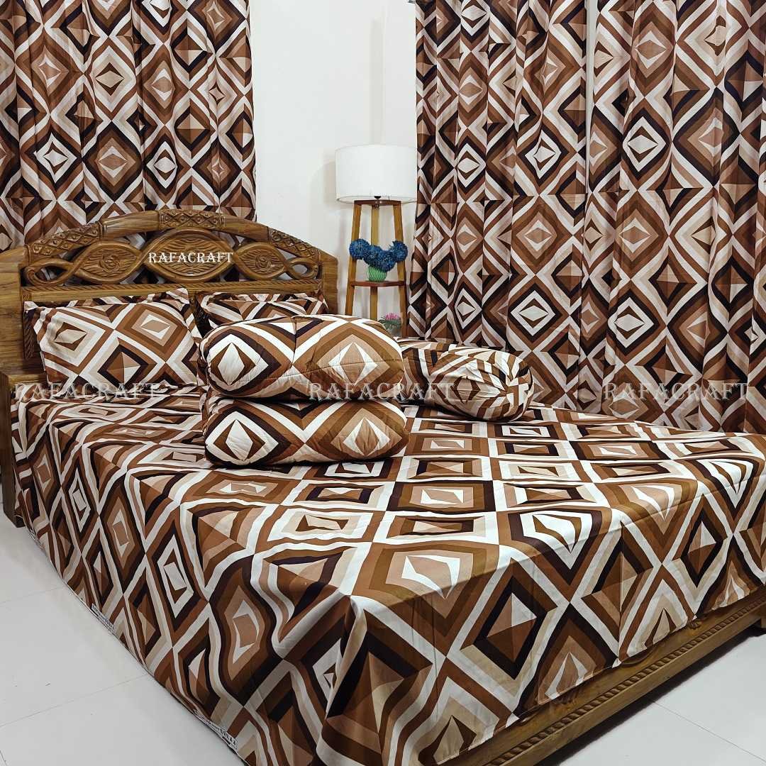 Luxury,Twill,Cotton,Fabrics,Bed,Sheet,And,Comforter,5pcs,Set