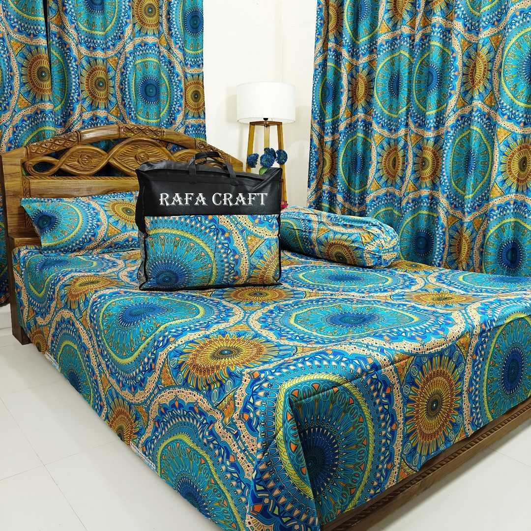 Luxury,Twill,Cotton,Fabrics,Bed,Sheet,And,Comforter,5pcs,Set